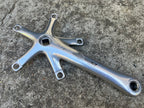 Used Campagnolo Chorus 170mm Crankset 135 BCD Vintage Road Bike Silver Aluminum Alloy-Bicycle Bin