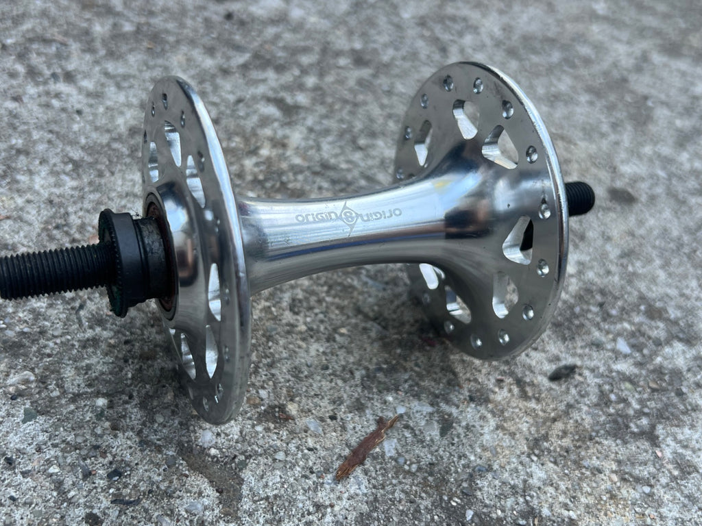 Origin 8 32H Hole Track Fixie Road High Flange Front Hub Silver Sealed Bearing - Image 2