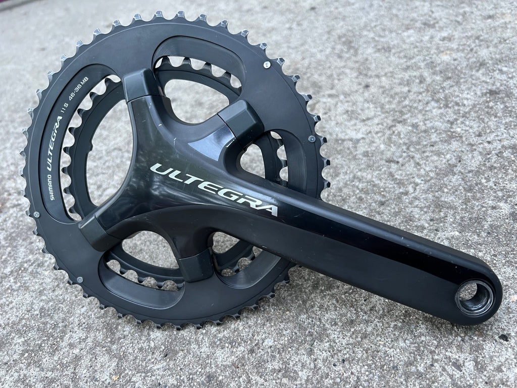 Shimano Ultegra FC-6800 175mm 46/36T 11 Speed Crankset Road Bike Double Gray   - Image 2