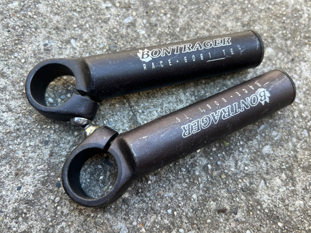 Bontrager Race 6061 T6 Aluminum Bar Ends Vintage MTB Mountain Bike Black Retro - Image 2
