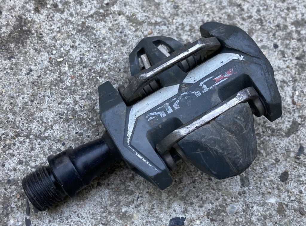 SINGLE TIME ATAC MTB RIGHT PEDAL Vintage MTB Clipless Mountain Gravel Gray Bike - Image 2