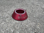 Used Primo 19mm x 12.5mm Bottom Bracket Spacer Dust Seal BMX Cone Shape Red Anodized-Bicycle Bin