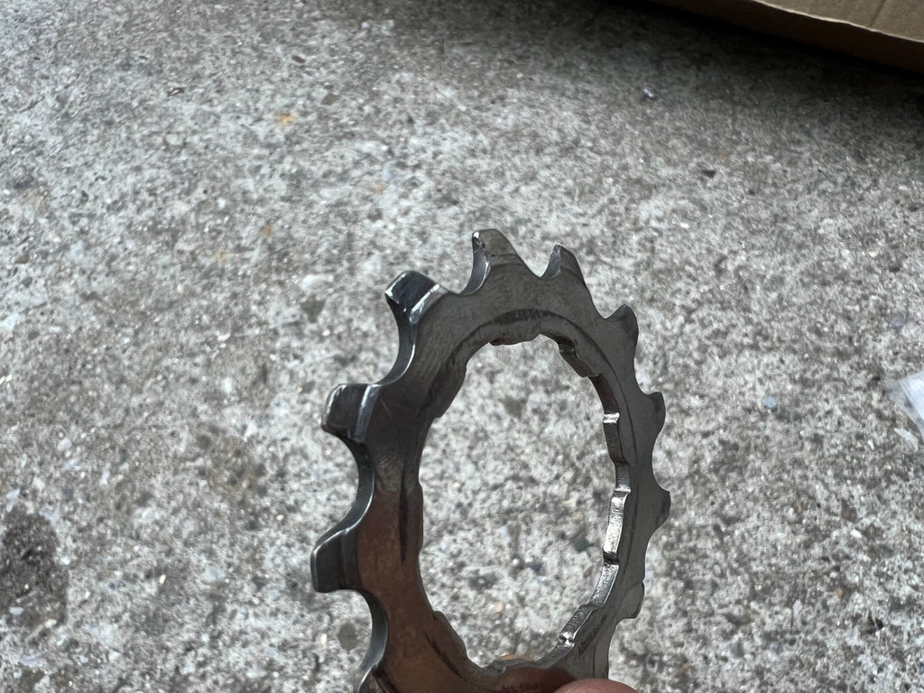 SRP 13T Tooth Titanium Cassette Cog Shimano Hyperglide Vintage MTB 8 Speed Gray  - Image 2