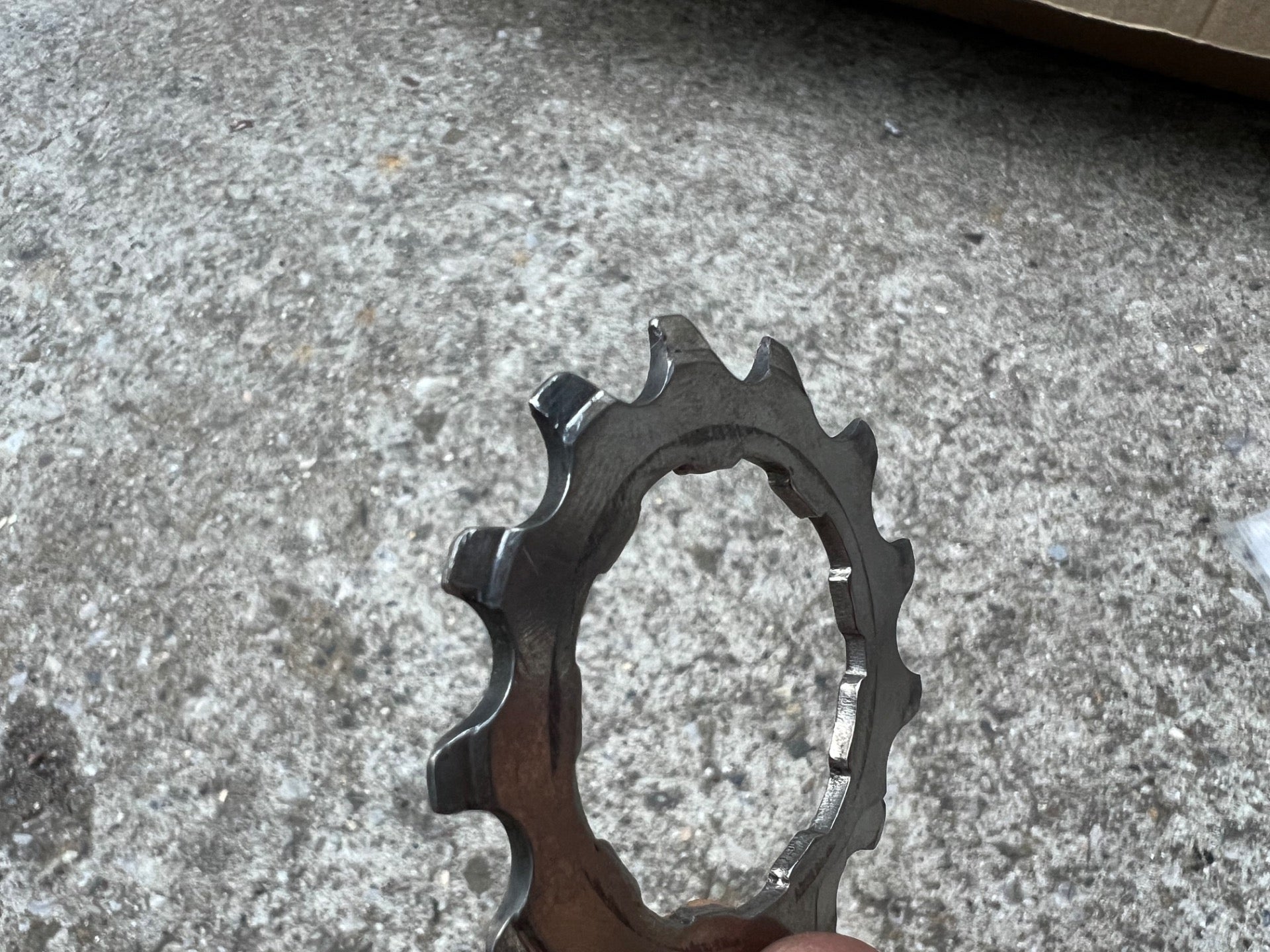 SRP 13T Tooth Titanium Cassette Cog Shimano Hyperglide Vintage MTB 8 Speed Gray  - Image 2