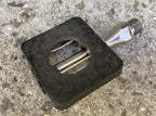 Used Avenir Vintage Clipless Right Drive Side Pedal Black MTB Retro Bike Silver Road-Bicycle Bin