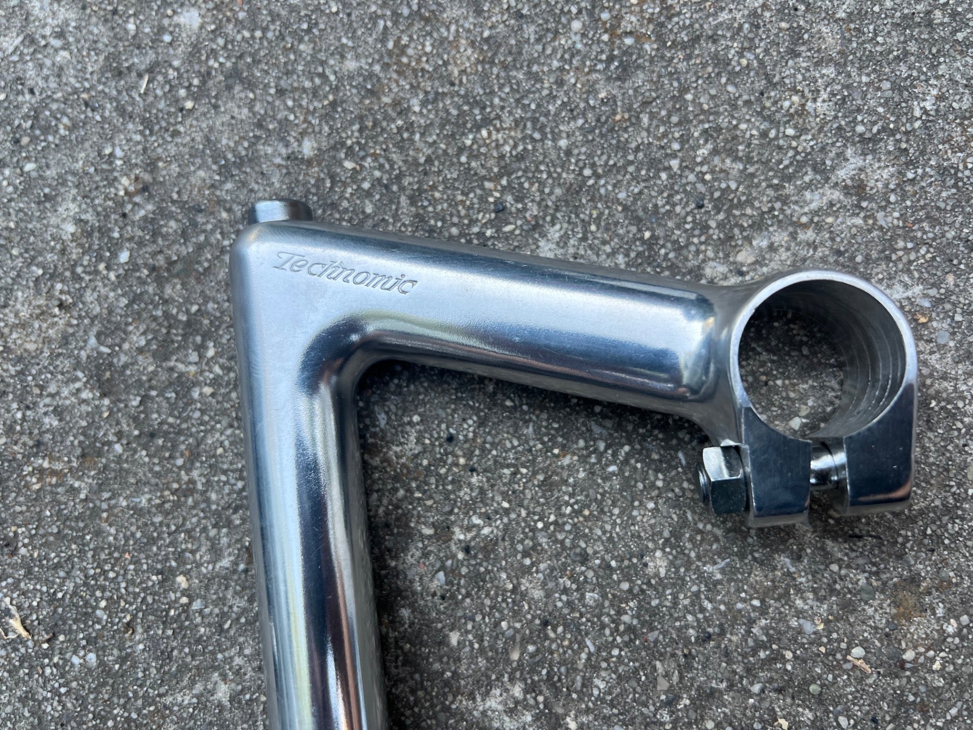 NICE Nitto Technomic 100x26.0mm Quill Stem Silver 1” 1in Vintage Touring Road  - Image 2