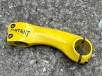 Used 3T Mutant Stem 110x25.4mm 1in Threadless Yellow MTB Mountain Bike Aluminum Retro-Bicycle Bin