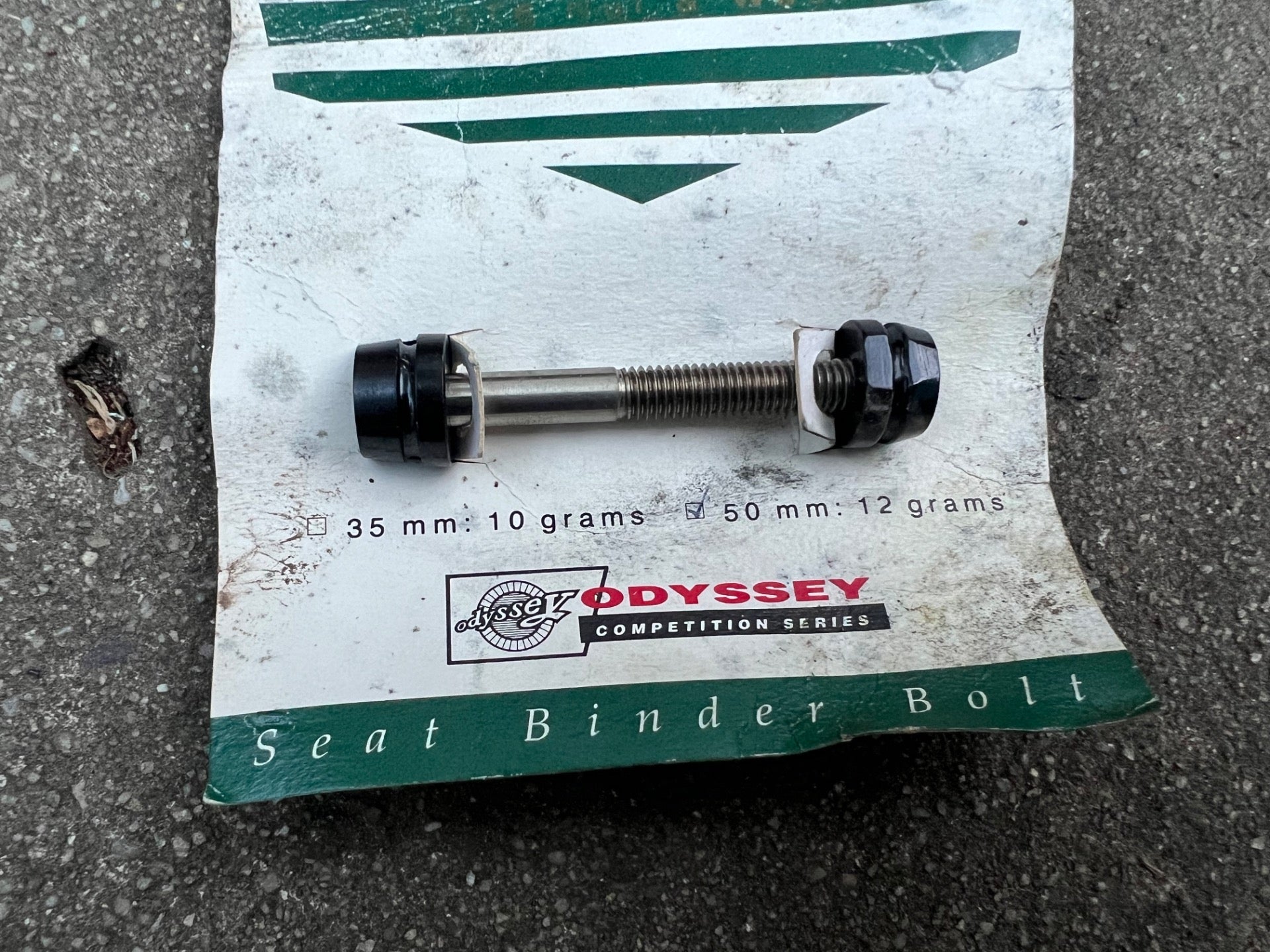NOS Odyssey Titanium Svelte Seat Binder Seatpost Clamp Black MTB XC Gravel 50mm  - Image 2