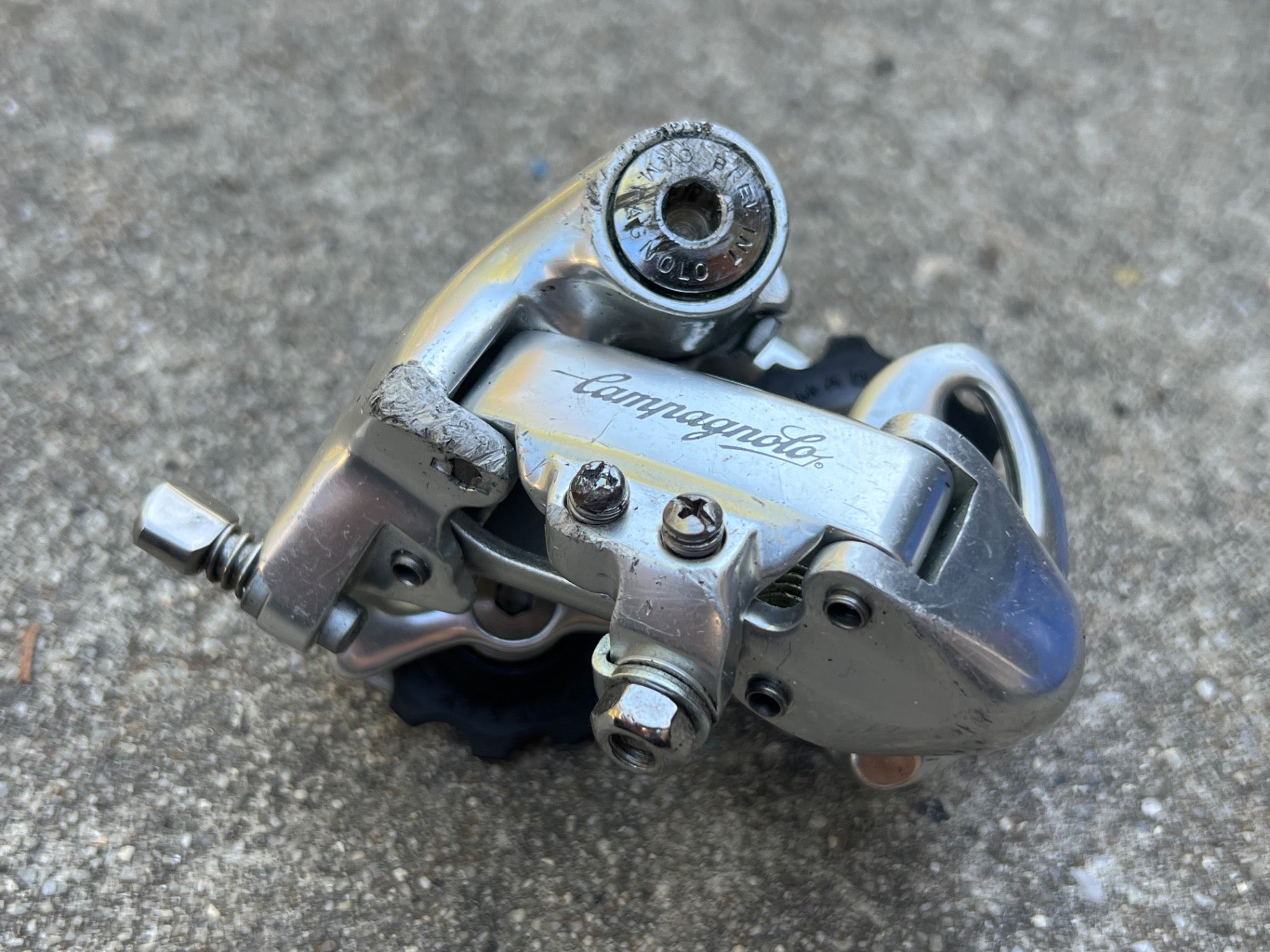REBUILT Campagnolo Record 8 Speed Rear Derailleur Vintage Short Cage Road Bike - Image 2