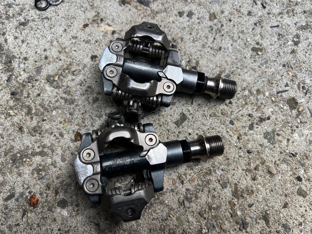 Shimano XTR M980 Clipless Pedals & Cleats SPD Mountain Gravel CX XC Bike Racing  - Image 2