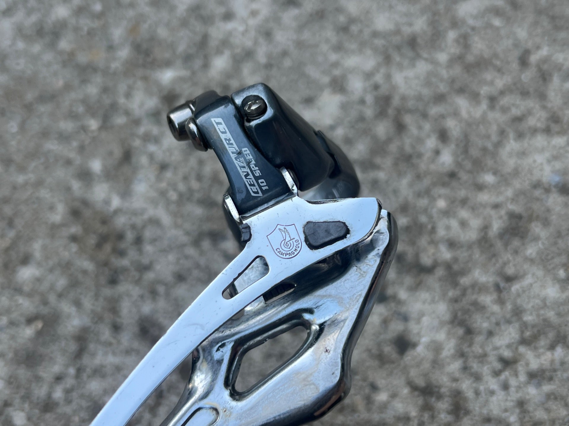 Campagnolo Centaur CT 2x10 Speed Front Derailleur Double Gray Road Bike Racing  - Image 2