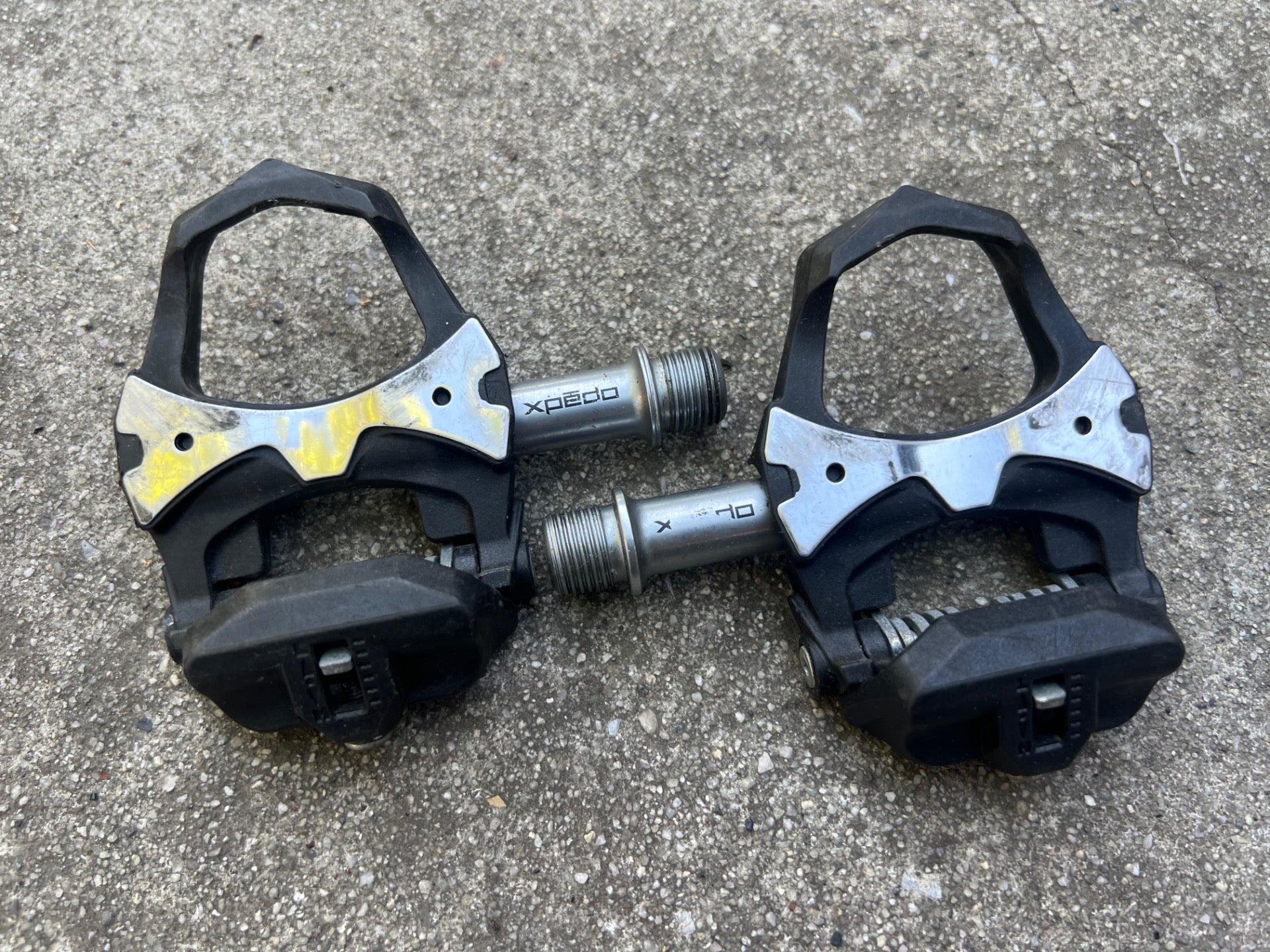 Xpedo SPD SL Clipless Pedals Black Road Gravel Racing Bike Touring 250g CX XC - Image 2