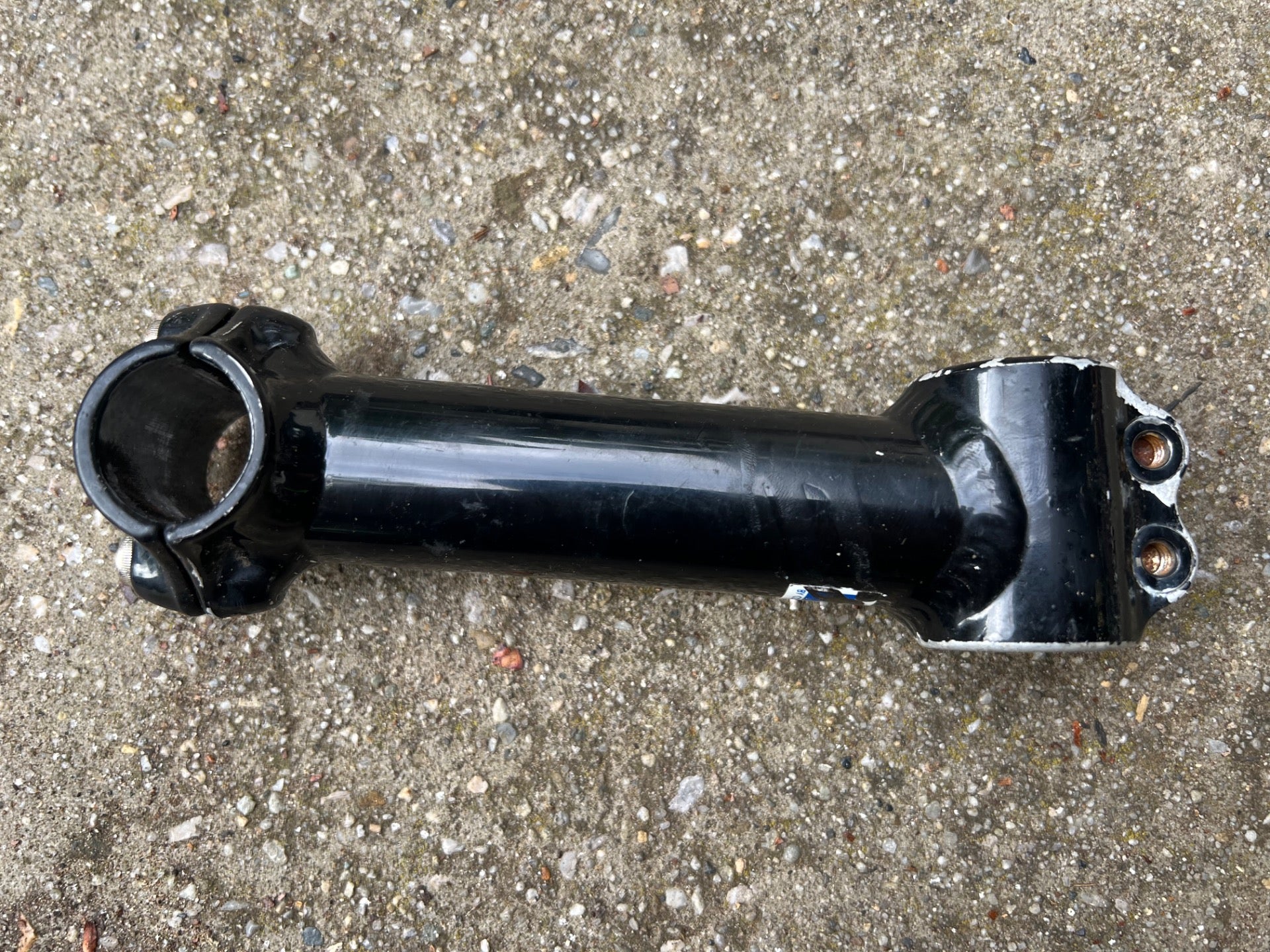 Control Tech 25.4x135mm 1 1/8” Threadless Stem Vintage Retro MTB Mountain Black - Image 2