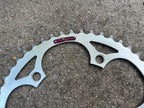 Used Sugino 130BCD 48T Tooth Chainring Silver Anodized Polished Road Bike Vintage-Bicycle Bin
