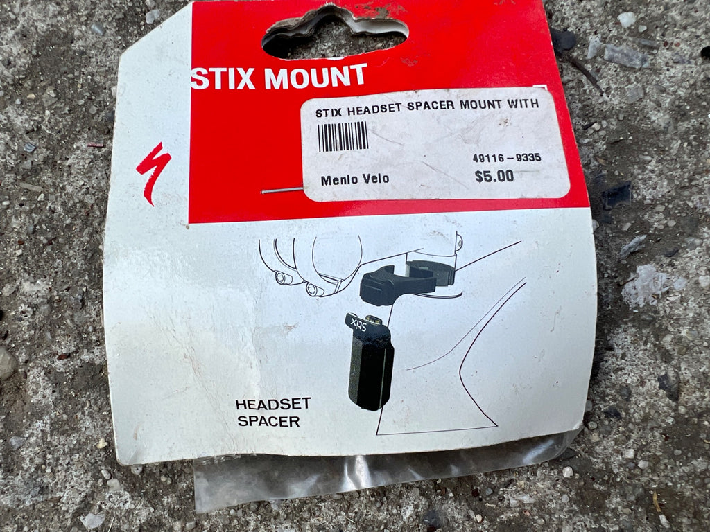 NEW Specialized STIX Light Mount 1 1/8 Threadless 10mm Headset Spacer Bike Black - Image 2