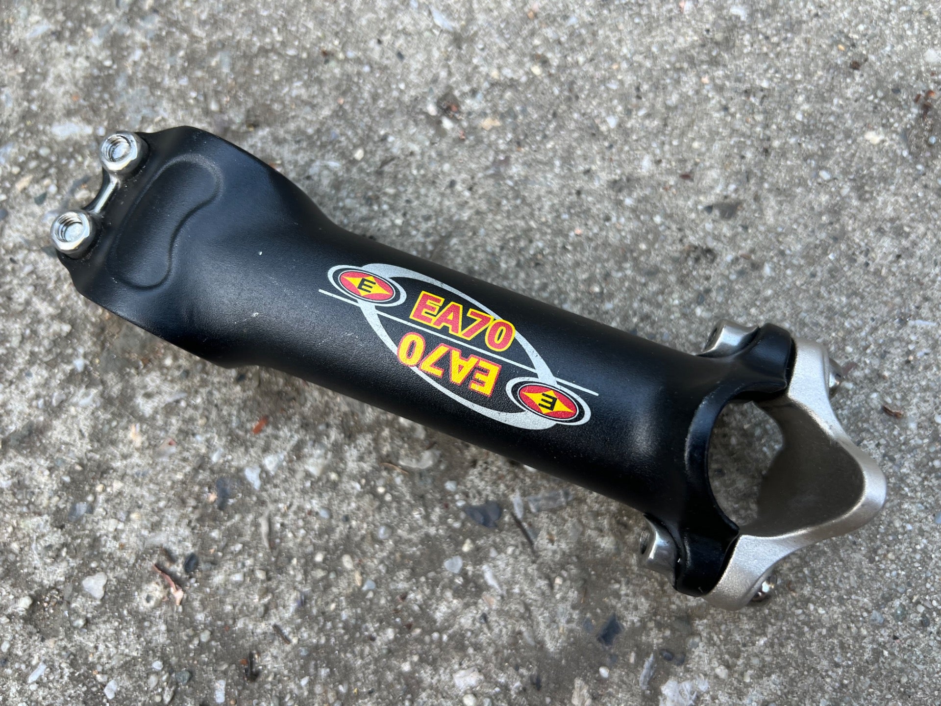 Easton EA70 26.0x120mm 1 1/8” Threadless Stem Road Gravel Bike Black Vintage  - Image 2