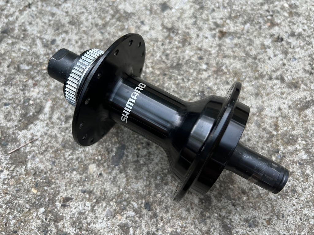 Incomplete Shimano FH-MT510-B 12x148mm 28 Hole Rear Hub MTB Black Mountain Bike  - Image 2