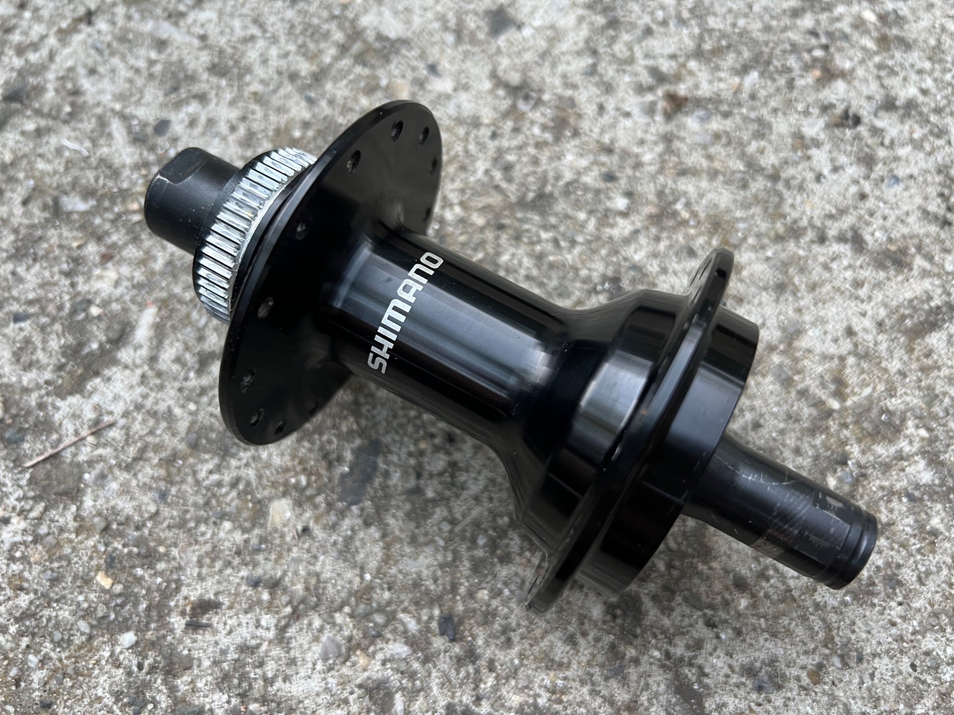 Incomplete Shimano FH-MT510-B 12x148mm 28 Hole Rear Hub MTB Black Mountain Bike  - Image 2