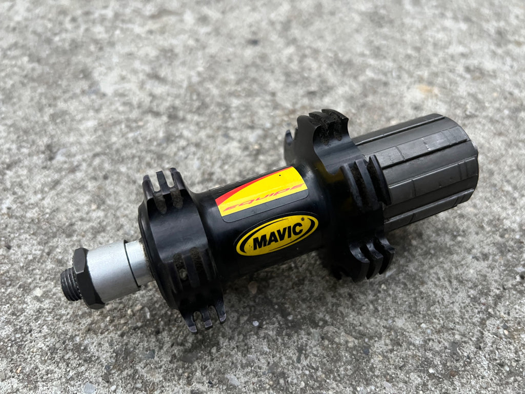 Mavic Ksyrium Equipe 130mm 24H Hole Rear Hub 8-9-10-11 Speed Road Bike Black  - Image 2