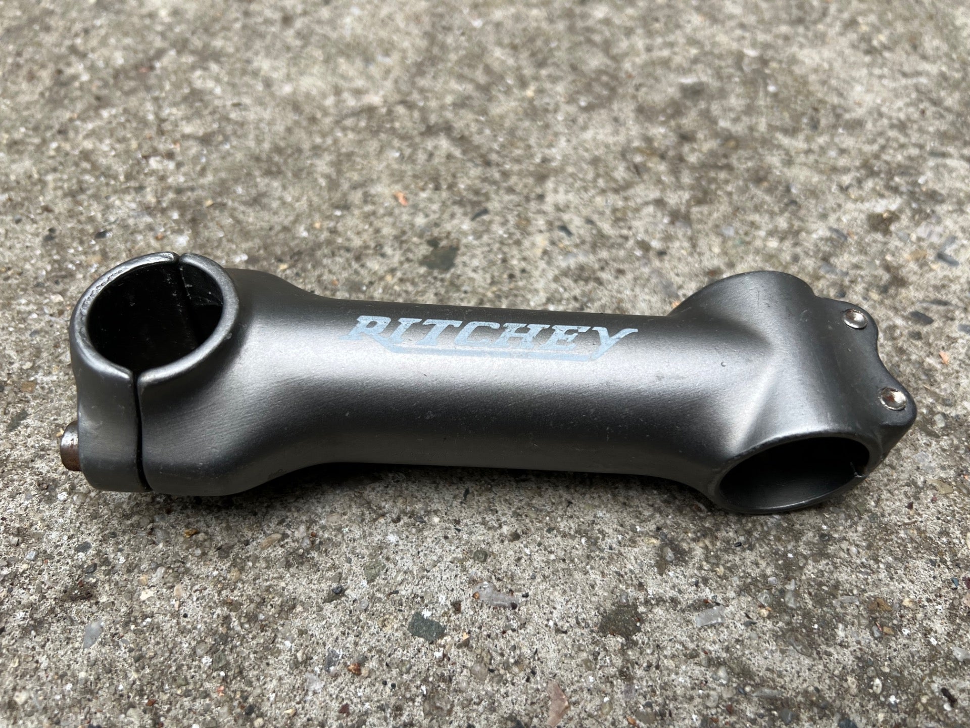 Ritchey 25.4x120mm 1 1/8” Threadless Stem Vintage Retro MTB Gravel CX Gray - Image 2