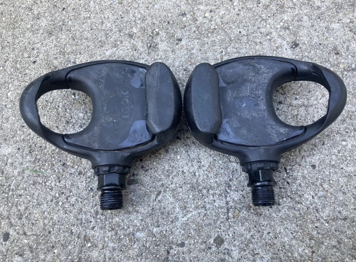 LOOK Clipless Black Vintage Retro Road Gravel Plastic Steel Tension Adjustement - Image 2