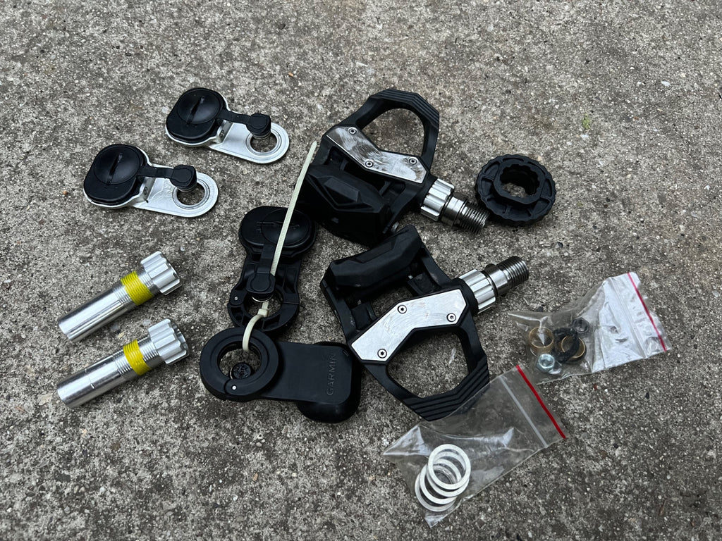 Garmin Vector PR 3 Clipless Pedals Power Meter Plus Spare Parts Black Road  - Image 2