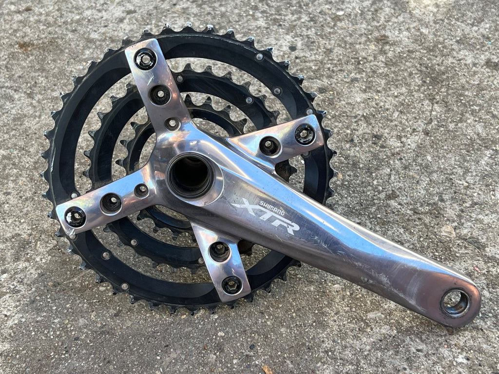 Shimano XTR FC-M960 22-32-44T 175mm Crankset Triple MTB 24mm Spindle Hollowtech  - Image 2