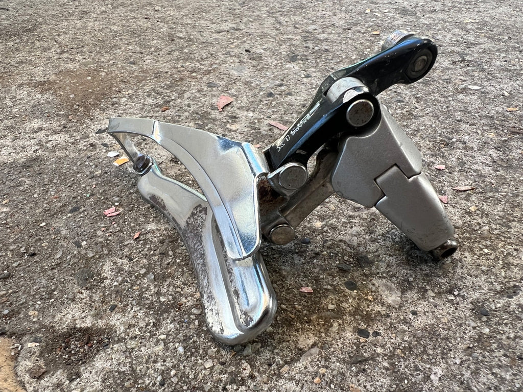 Shimano 500LX FD-M500 Front Derailleur 28.6mm Bottom Pull Triple Vintage MTB ATB - Image 2