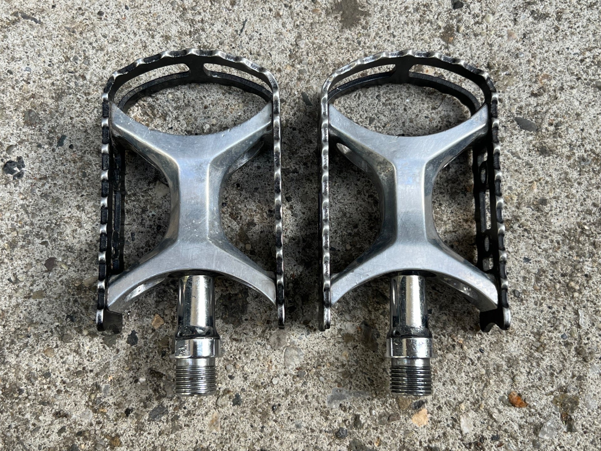 Suntour XC Compe 9/16” BMX Pedals Black Silver MTB ATB Mountain Bike OG 80’s - Image 2
