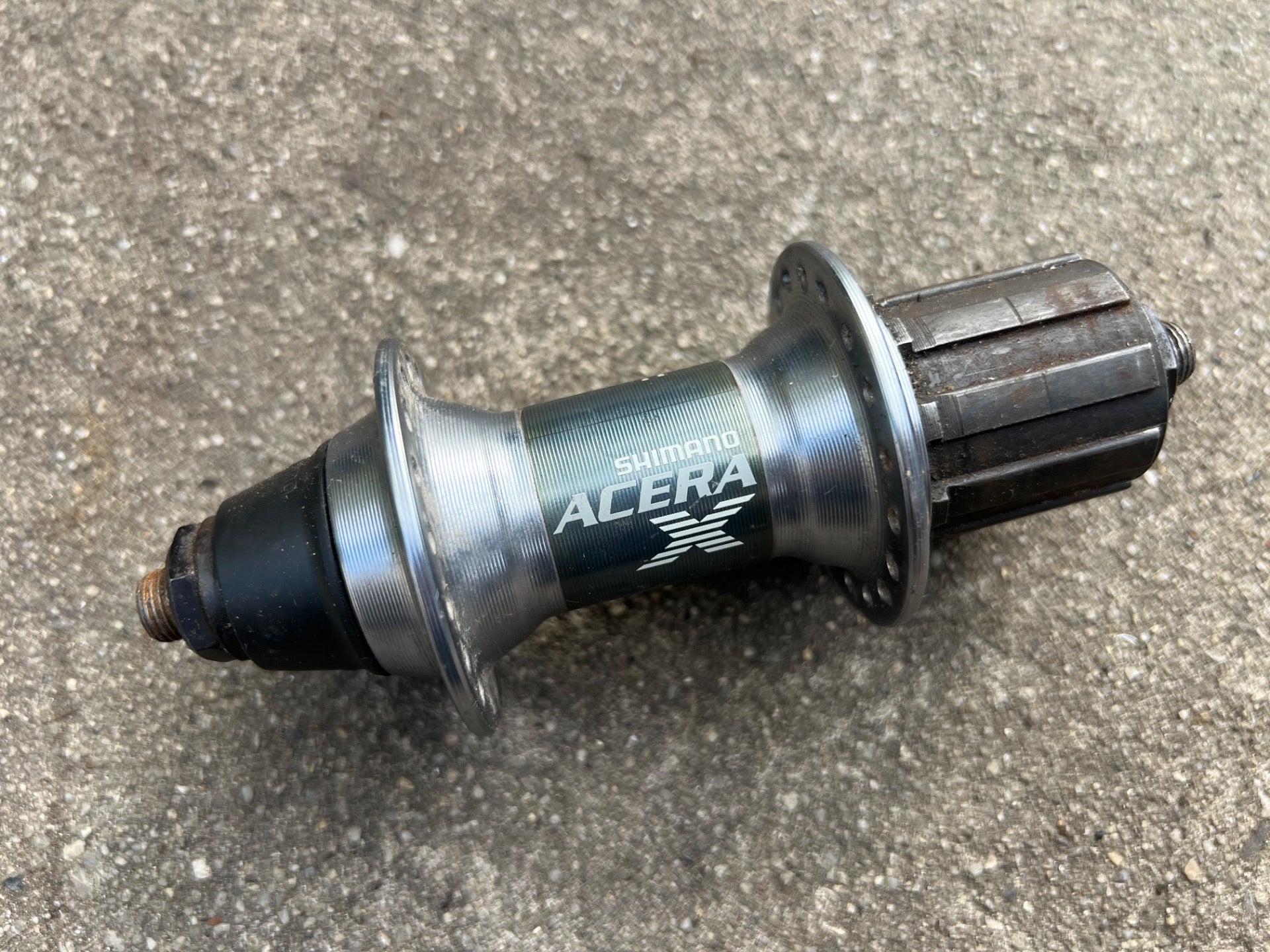 Shimano Acera X 36H Hubset 100/135mm 7 Speed Vintage Retro Hybrid MTB Mountain  - Image 2