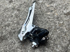 Used Shimano 105 FD-5801 Front Derailleur Bottom Pull Double Road 2x11 Speed Black-Bicycle Bin