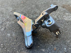 Used Shimano Deore FD-MT60 31.8mm Bottom Pull Front Derailleur Half Step Band Triple-Bicycle Bin