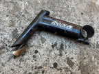 Used Haro Wing Strut Stem 1 1/8” 135x31.8mm Quill Steel Vintage Black MTB 4130 CRMO-Bicycle Bin