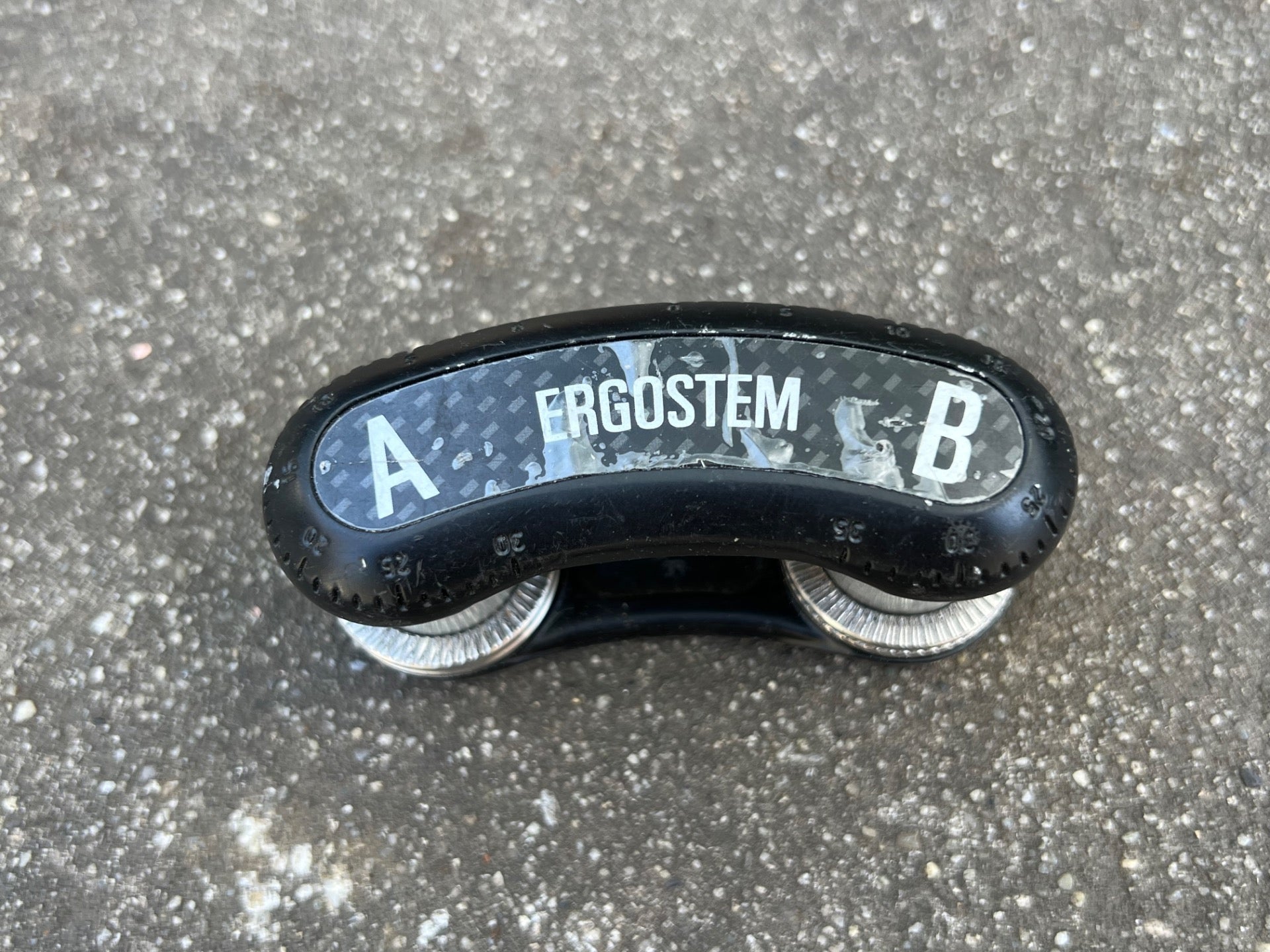 Look Ergostem Center Adjuster Link Linkage Black Carbon Aluminum Vintage - Image 2