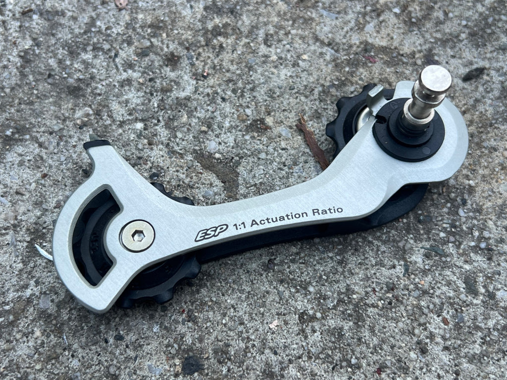 NOS SRAM ESP Rear Derailleur Cage With Pulleys Silver Vintage MTB Mountain Bike - Image 2