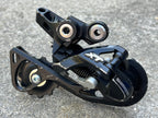 Used Shimano Deore XT M781 10 Speed Rear Derailleur Medium Cage Black MTB Downhill-Bicycle Bin
