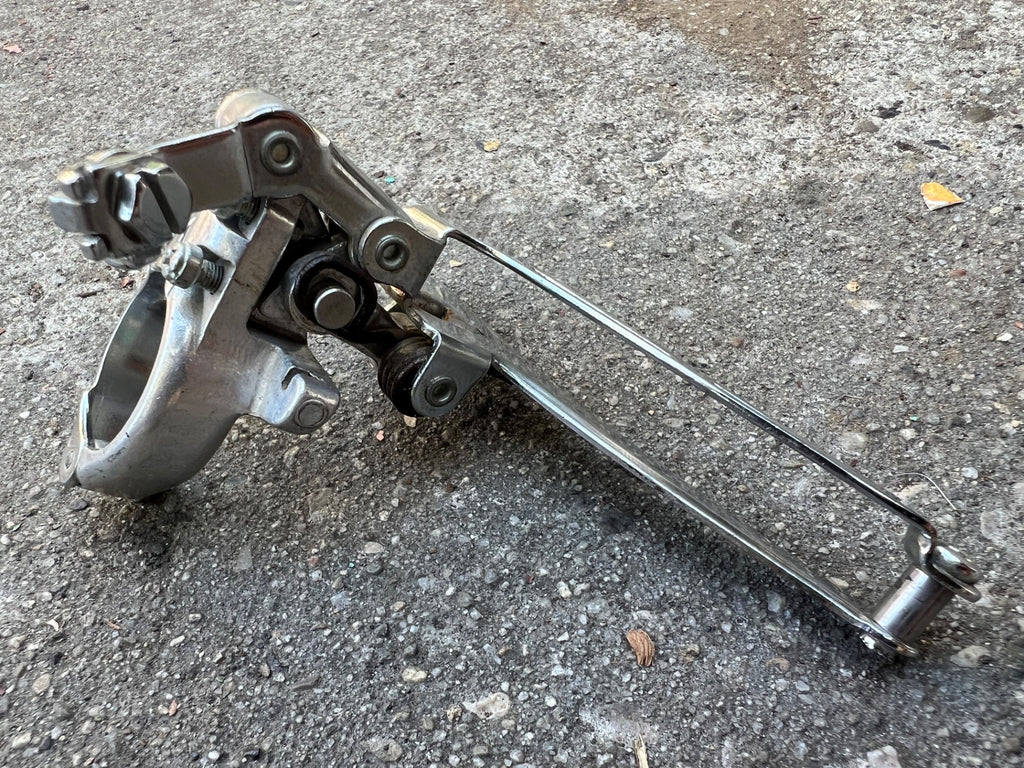 Suntour AR 28.6mm Bottom Pull Front Derailleur Double Vintage Road Retro Chrome - Image 2
