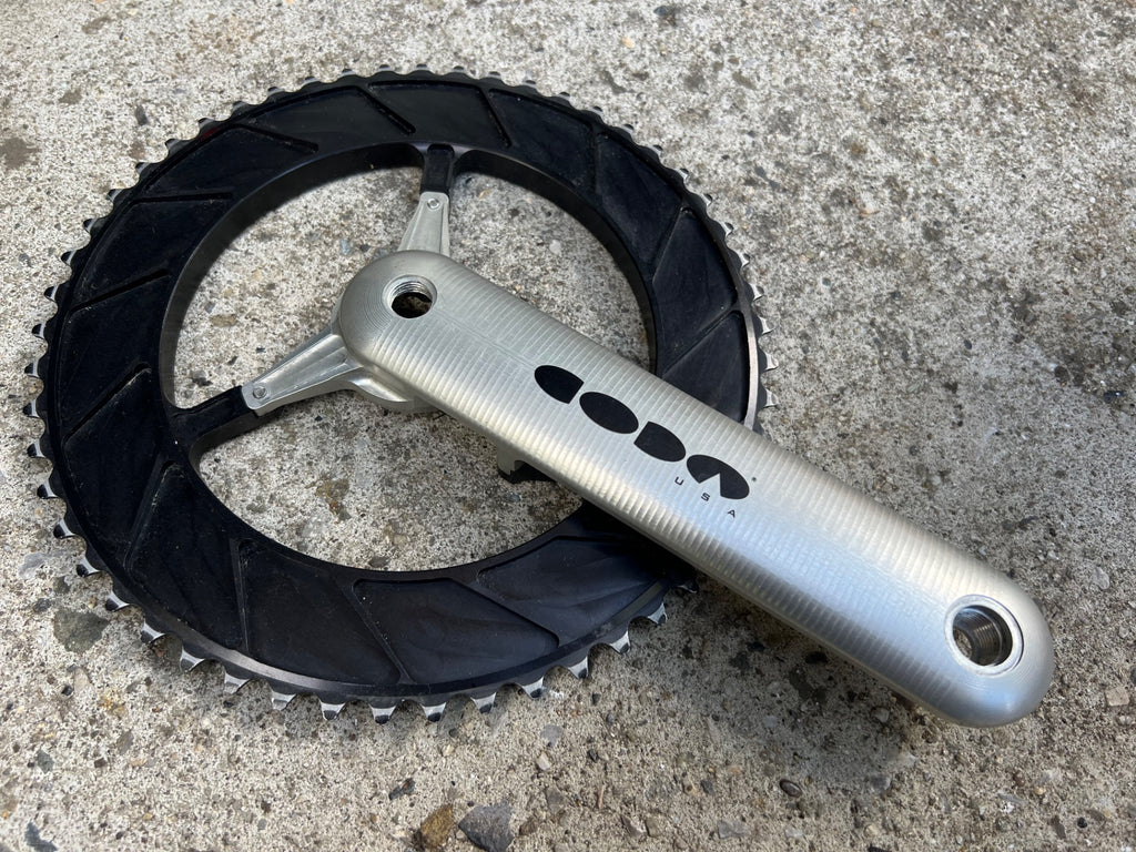 CODA Magic Motorcycle Moto 167.5mm Crankset 53/39T Road Bike Silver Cannondale  - Image 2
