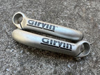 Used Girvin Silver Aluminum Bar Ends Vintage Retro MTB Mountain Bike VGC-Bicycle Bin