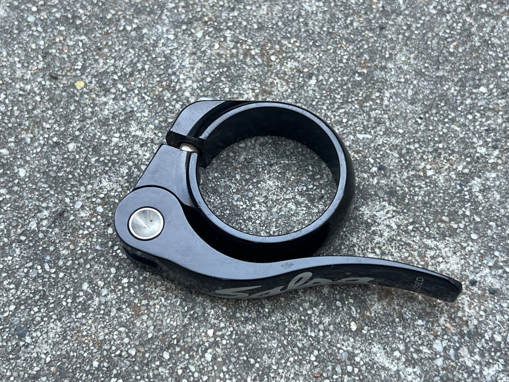 Salsa Seatpost Clamp 35.0mm Black Quick Release Flip Lock Saddle MTB Gravel  - Image 2