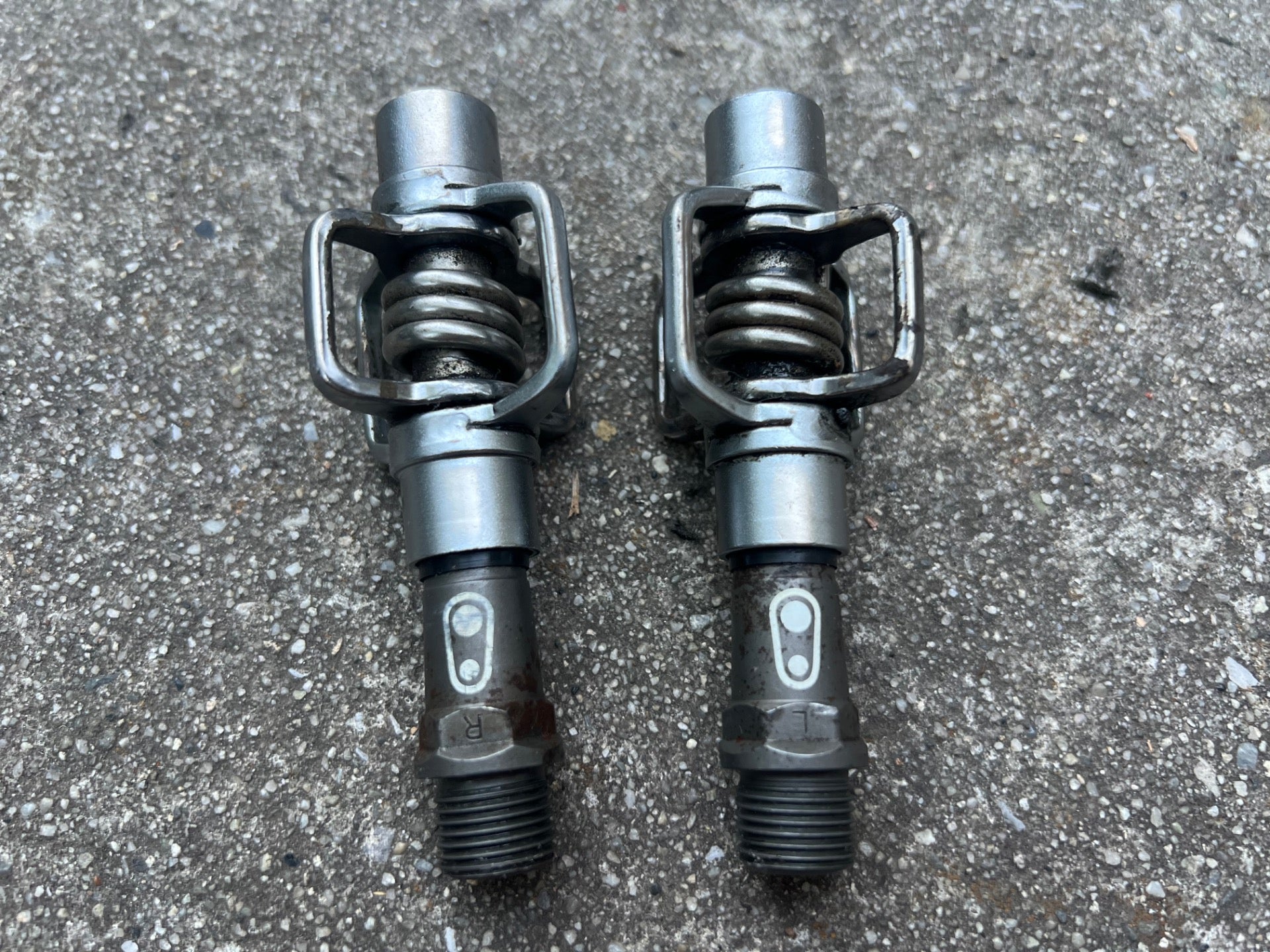 Crankbrothers Crankbros Eggbeater Pedals MTB Gravel Road Bike Silver Mountain - Image 2