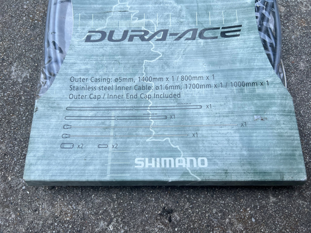 NOS NEW Shimano Dura Ace Brake Cable & Housing Set Dark Gray Road Bike 7700 7800 - Image 2