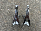 Used Lapize Special Size Large L Toe Clips Vintage Retro Chrome Road Touring Bike-Bicycle Bin