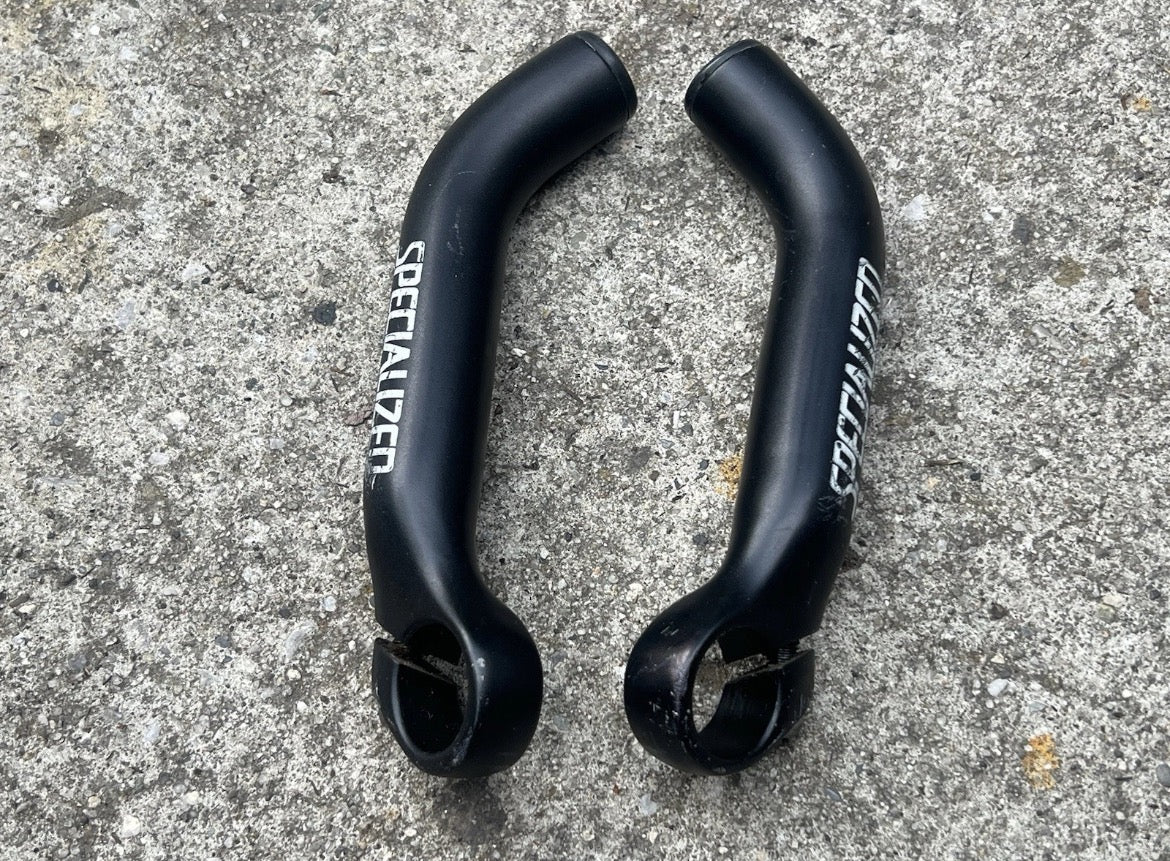 Specialized Bar Ends Black Vintage Mountain Bike MTB Retro Aluminum XC Racing - Image 2