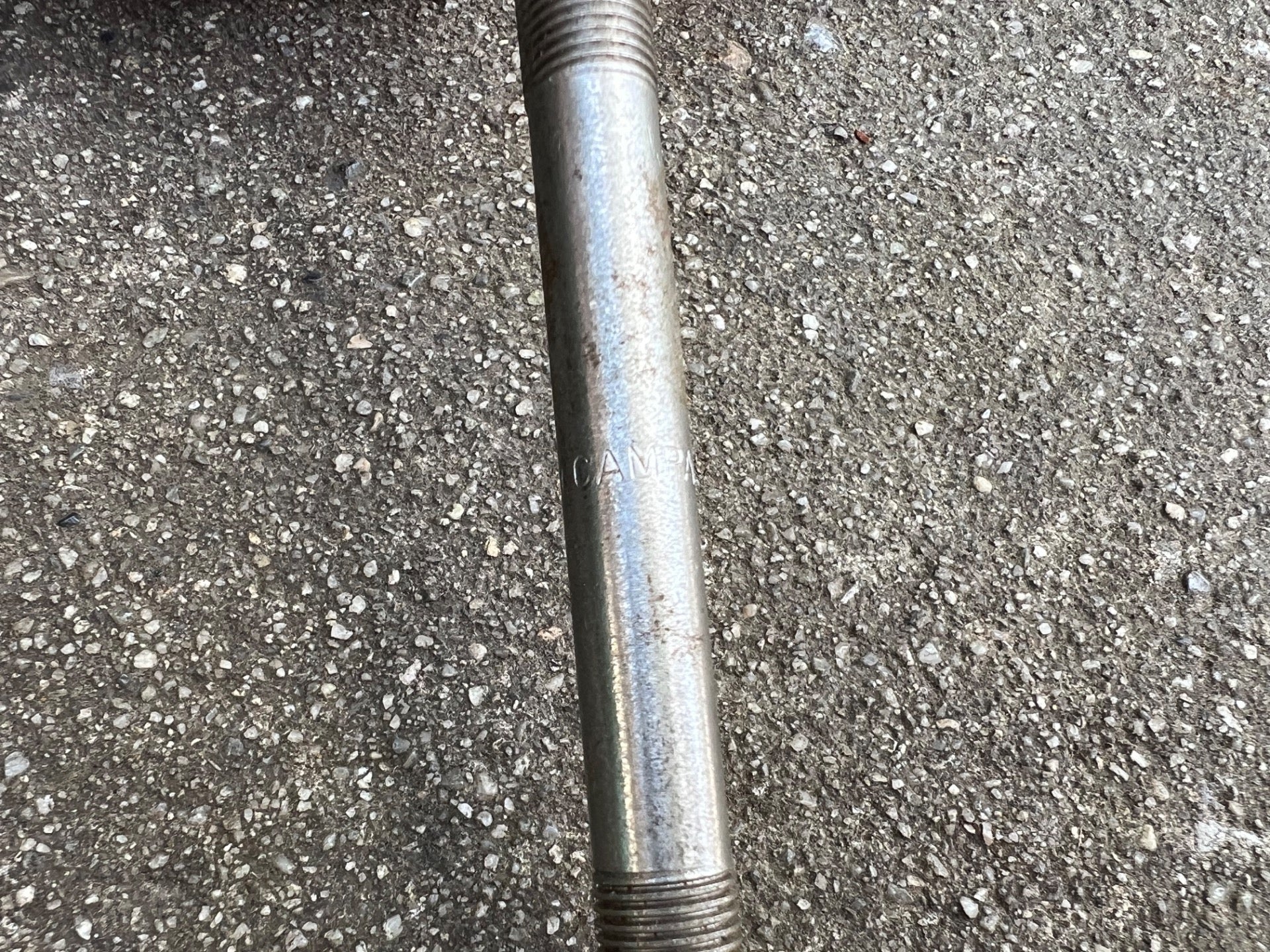 Campagnolo Rear Hub Axle 10x26 TPI Steel Vintage Road Bike Quick Release Retro - Image 2
