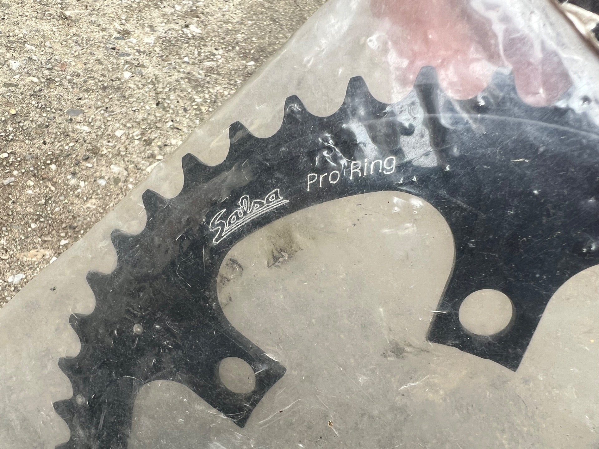 NOS Salsa 94 BCD 44T Pro Ring Chainring Black 5 Bolt Vintage Retro MTB Mountain  - Image 2