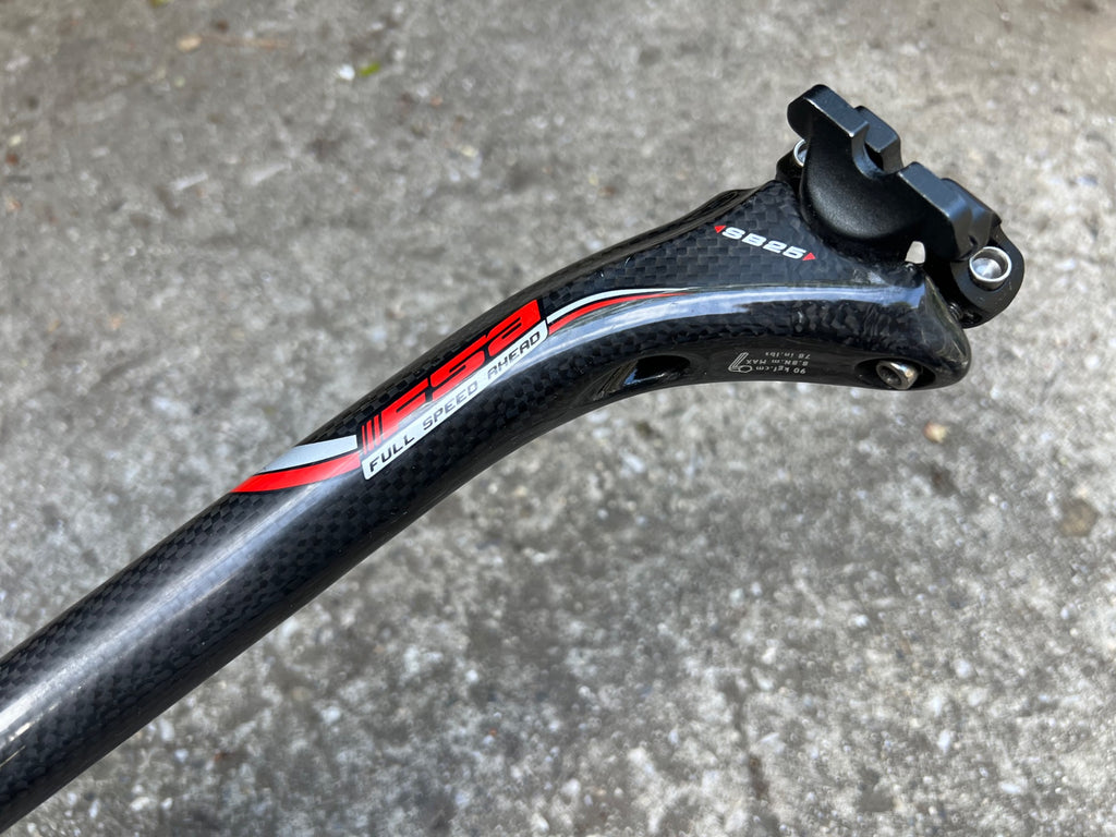 NICE FSA K-Force Light SB25 Carbon Seatpost 27.2x350mm Road Bike Black Racing  - Image 2