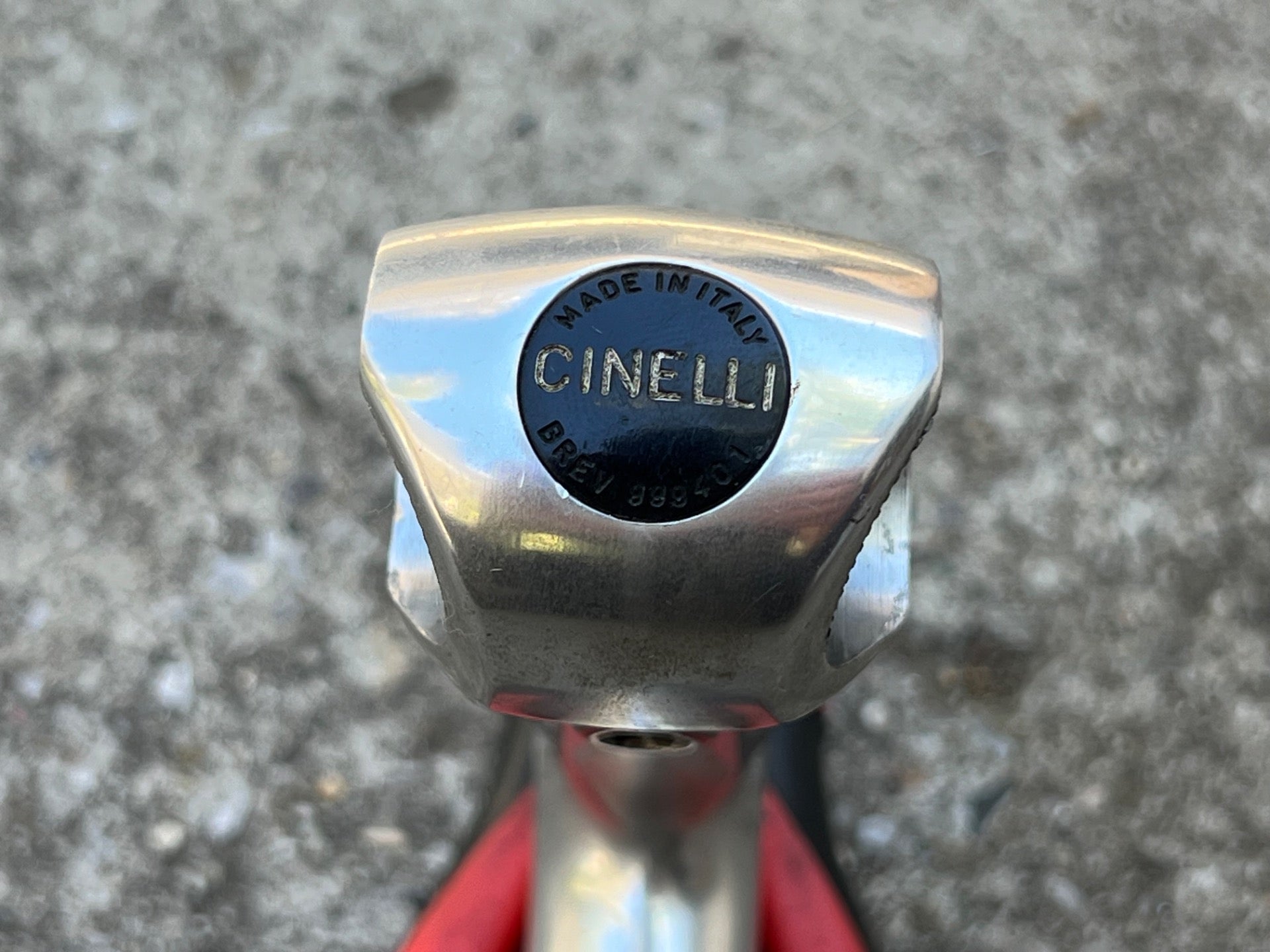 Cinelli 1R Wedge Stem 95x26.0mm 1” Vintage Road Bike Retro Silver Aluminum Quill - Image 2
