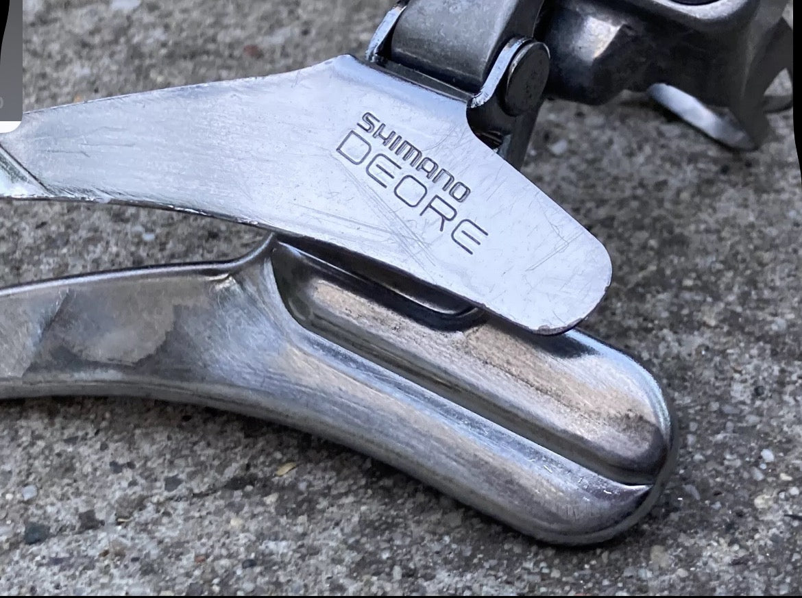 Shimano Deore FD-MT60 31.8mm Front Derailleur Bottom Pull Band Clamp Triple - Image 2