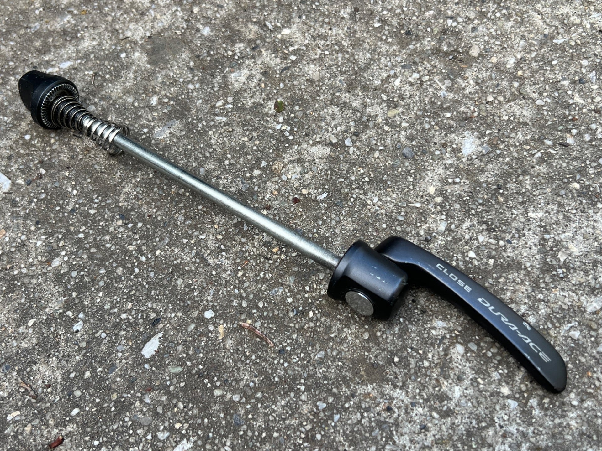 Shimano Dura Ace 7900 Front Quick Release Skewer Dark Gray Black Road Bike Race - Image 2